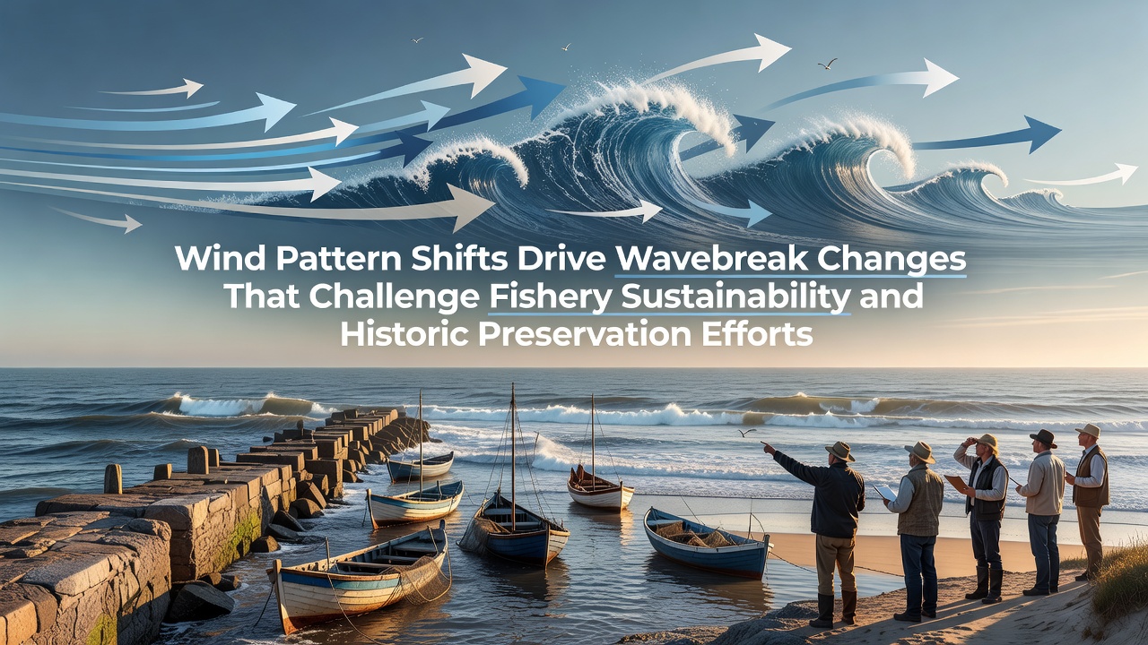 Wind Pattern Shifts Drive Wavebreak Changes That Challenge Fishery Sustainability and Historic Preservation Efforts