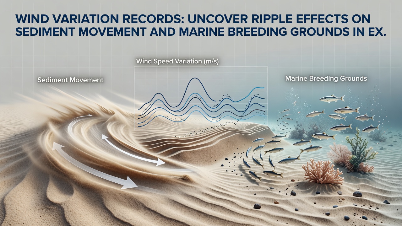 Marine biologists surveying breeding grounds where sediment shifts have altered substrate conditions in an exposed coastal bay